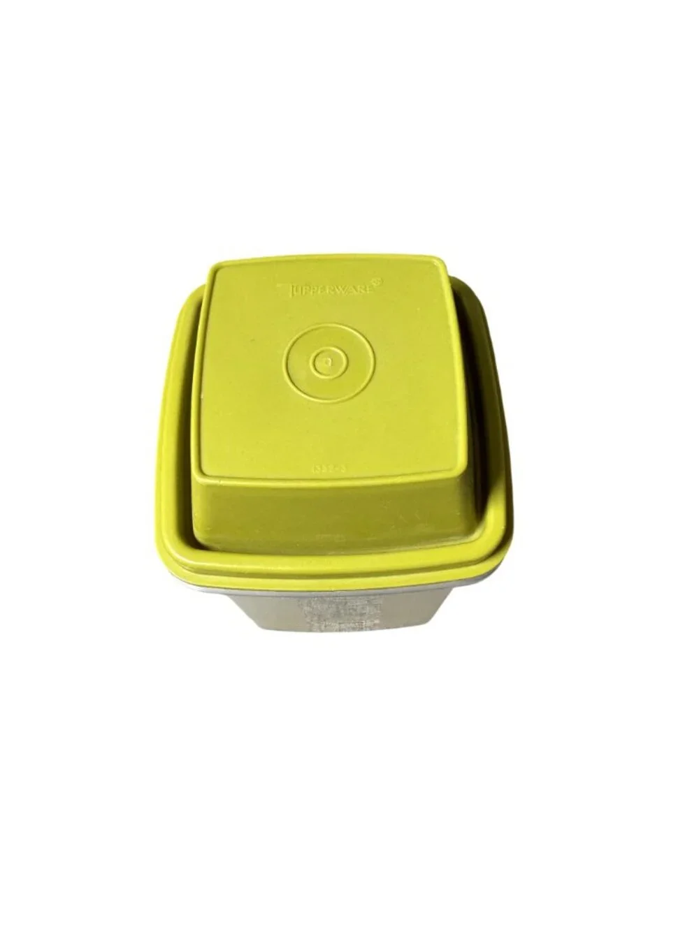 Vintage Tupperware Pick-A-Deli Pickle Keeper Classic Avocado Green Lid & Lift